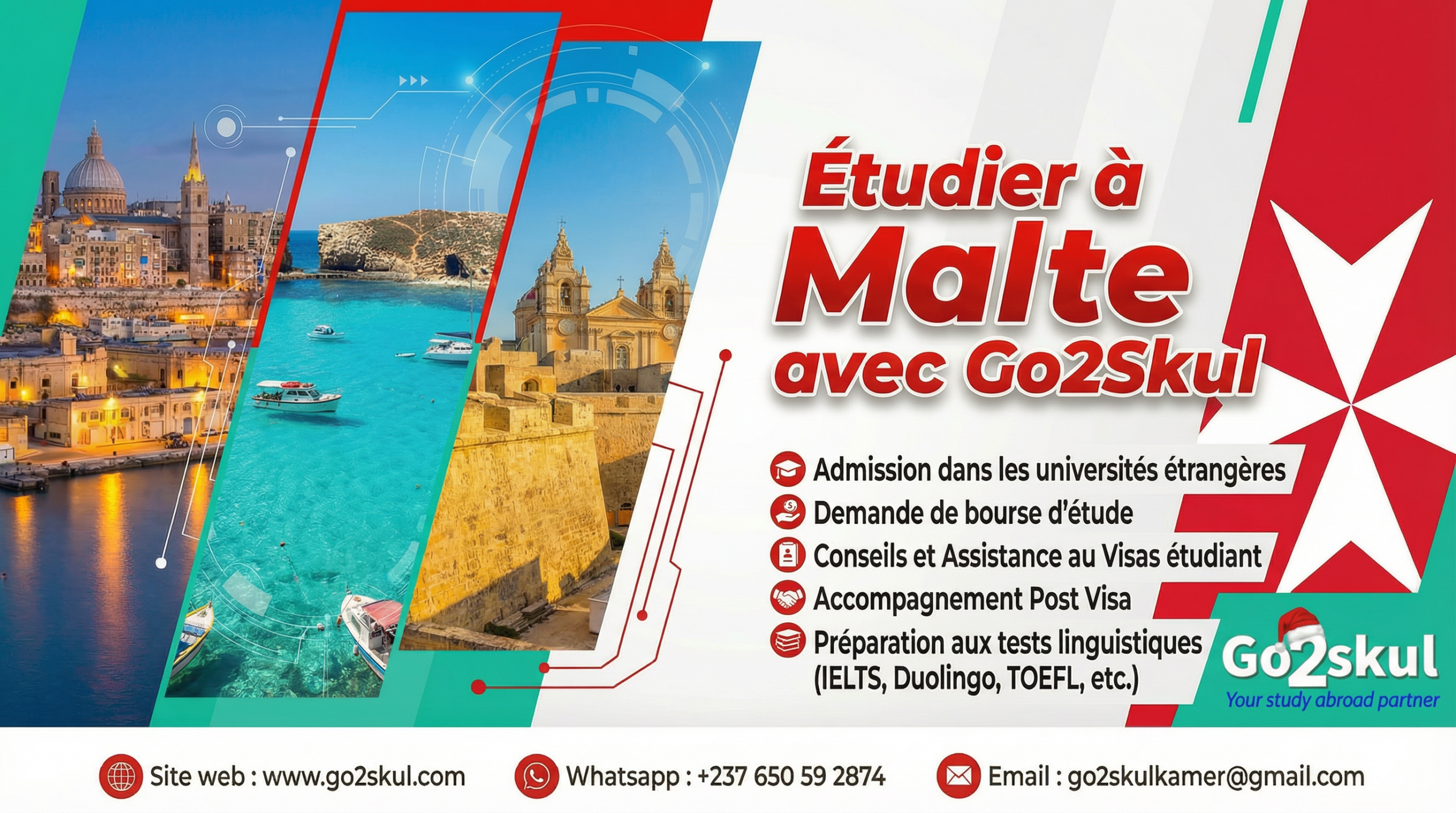 Études à Malte Visa Étudiant et Admissions Universités Maltaises