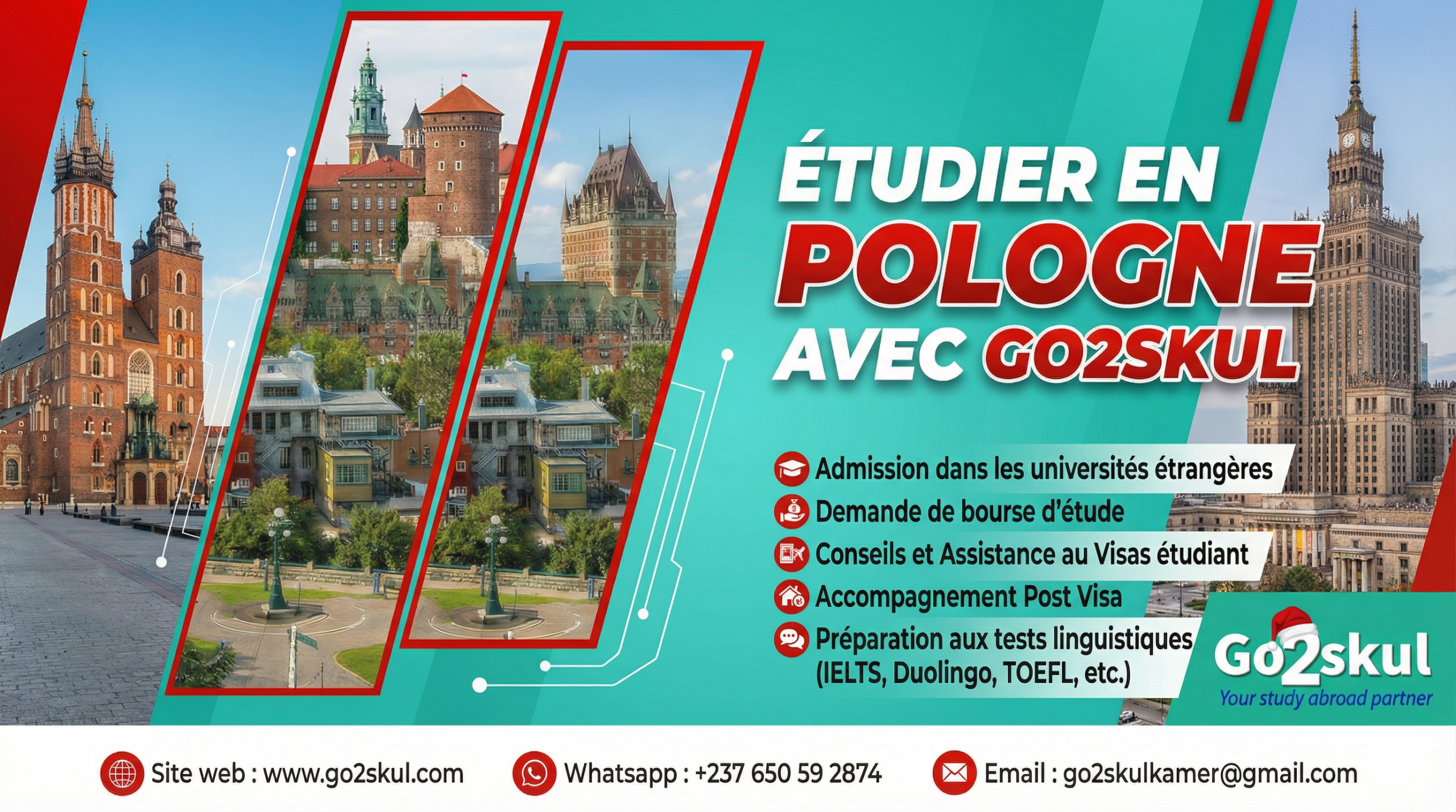 Études en Pologne Visa Étudiant et Admissions Universités Polonaises