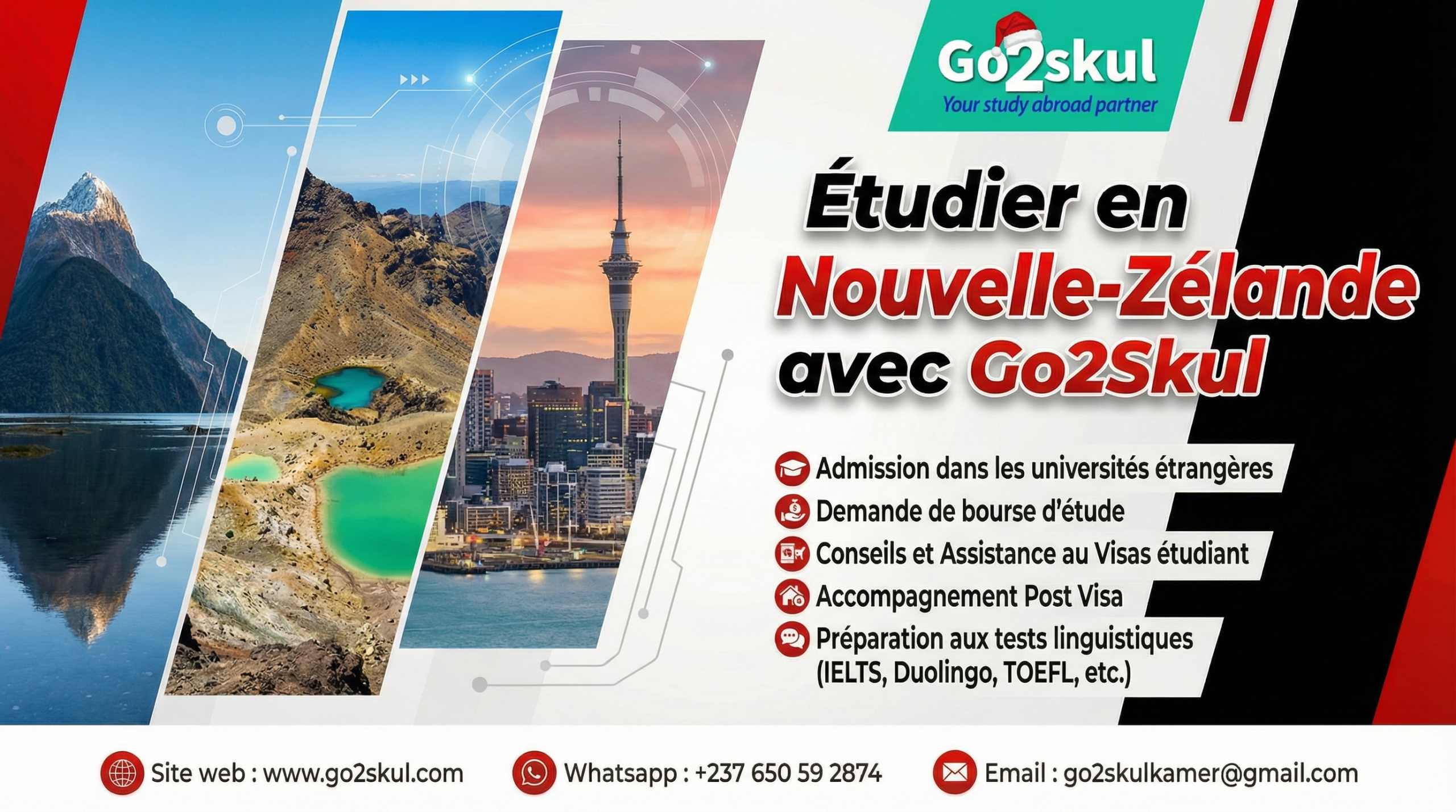 Études en Nouvelle Zélande Visa Étudiant et Admissions Universités Néo Zélandaises